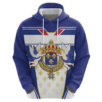 Personalized French Colonial Empire Zip Hoodie Royal Standard of France