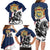 First French Empire 1804 – 1814 Family Matching Long Sleeve Bodycon Dress and Hawaiian Shirt Liberte Ordre Public