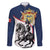 First French Empire 1804 – 1814 Family Matching Long Sleeve Bodycon Dress and Hawaiian Shirt Liberte Ordre Public