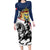 First French Empire 1804 – 1814 Family Matching Long Sleeve Bodycon Dress and Hawaiian Shirt Liberte Ordre Public