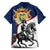 First French Empire 1804 – 1814 Family Matching Off The Shoulder Long Sleeve Dress and Hawaiian Shirt Liberte Ordre Public