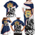 First French Empire 1804 – 1814 Family Matching Off Shoulder Maxi Dress and Hawaiian Shirt Liberte Ordre Public