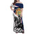 First French Empire 1804 – 1814 Family Matching Off Shoulder Maxi Dress and Hawaiian Shirt Liberte Ordre Public