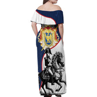 First French Empire 1804 – 1814 Family Matching Off Shoulder Maxi Dress and Hawaiian Shirt Liberte Ordre Public