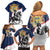 First French Empire 1804 – 1814 Family Matching Off Shoulder Short Dress and Hawaiian Shirt Liberte Ordre Public