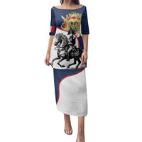 First French Empire 1804 – 1814 Family Matching Puletasi and Hawaiian Shirt Liberte Ordre Public