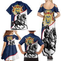 First French Empire 1804 – 1814 Family Matching Summer Maxi Dress and Hawaiian Shirt Liberte Ordre Public