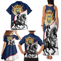 First French Empire 1804 – 1814 Family Matching Tank Maxi Dress and Hawaiian Shirt Liberte Ordre Public