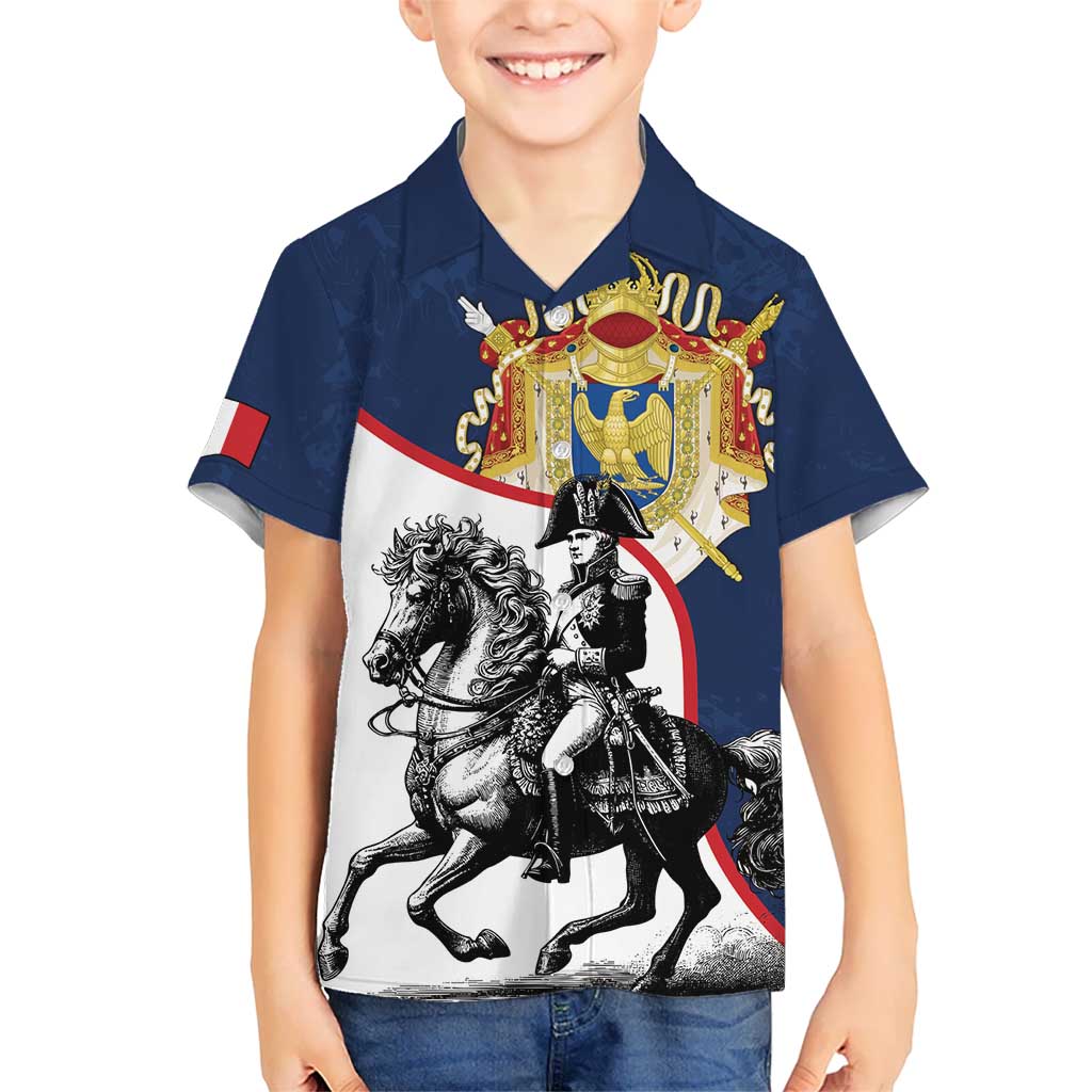 First French Empire 1804 – 1814 Kid Hawaiian Shirt Liberte Ordre Public