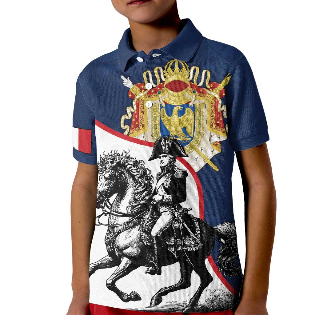 First French Empire 1804 – 1814 Kid Polo Shirt Liberte Ordre Public