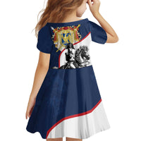 First French Empire 1804 – 1814 Kid Short Sleeve Dress Liberte Ordre Public
