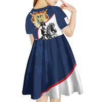 First French Empire 1804 – 1814 Kid Short Sleeve Dress Liberte Ordre Public