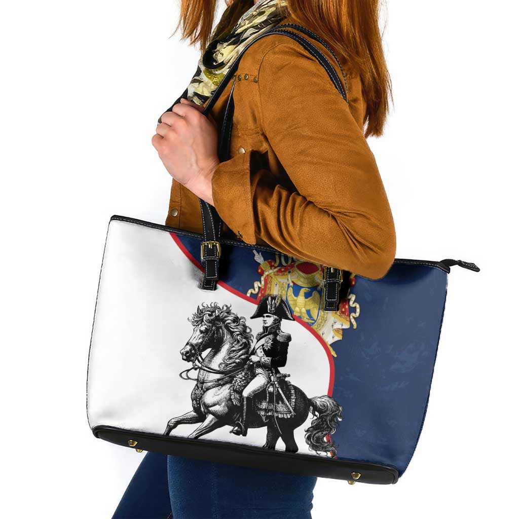 First French Empire 1804 – 1814 Leather Tote Bag Liberte Ordre Public