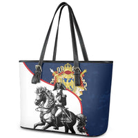 First French Empire 1804 – 1814 Leather Tote Bag Liberte Ordre Public