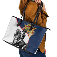 First French Empire 1804 – 1814 Leather Tote Bag Liberte Ordre Public