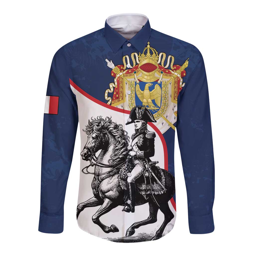 First French Empire 1804 – 1814 Long Sleeve Button Shirt Liberte Ordre Public