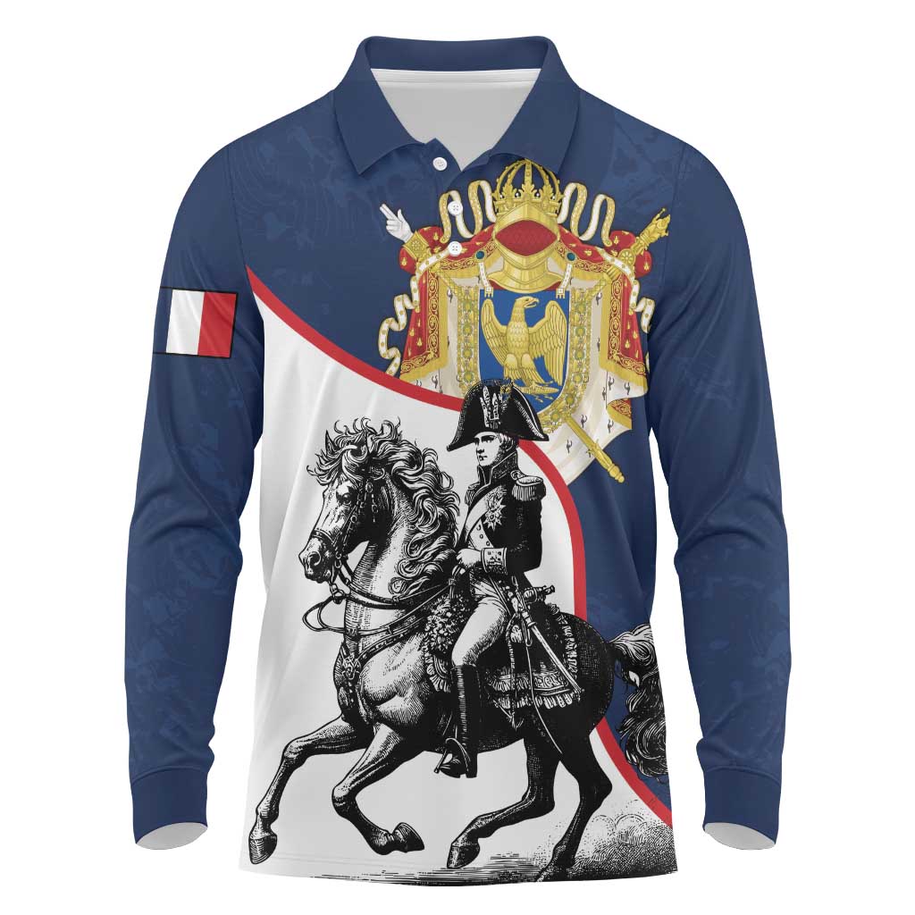 First French Empire 1804 – 1814 Long Sleeve Polo Shirt Liberte Ordre Public