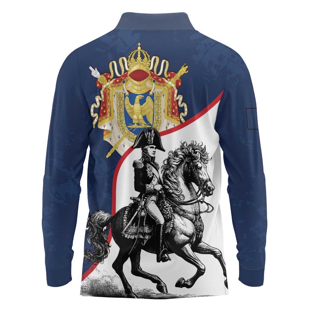 First French Empire 1804 – 1814 Long Sleeve Polo Shirt Liberte Ordre Public