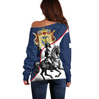 First French Empire 1804 – 1814 Off Shoulder Sweater Liberte Ordre Public