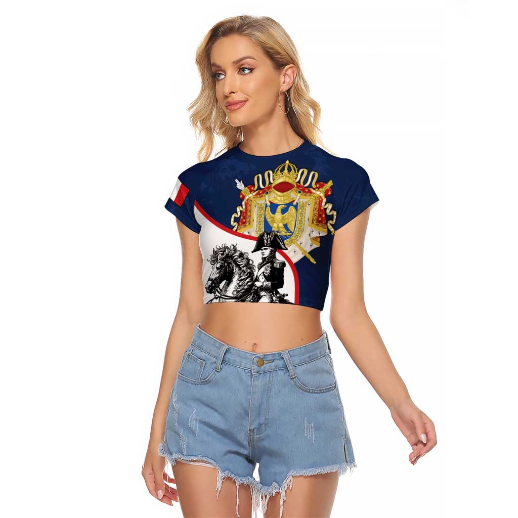 First French Empire 1804 – 1814 Raglan Cropped T Shirt Liberte Ordre Public