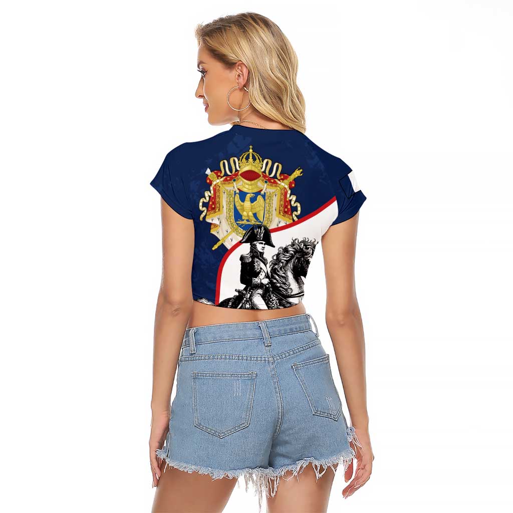 First French Empire 1804 – 1814 Raglan Cropped T Shirt Liberte Ordre Public