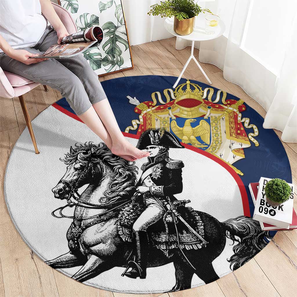 First French Empire 1804 – 1814 Round Carpet Liberte Ordre Public