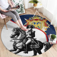 First French Empire 1804 – 1814 Round Carpet Liberte Ordre Public