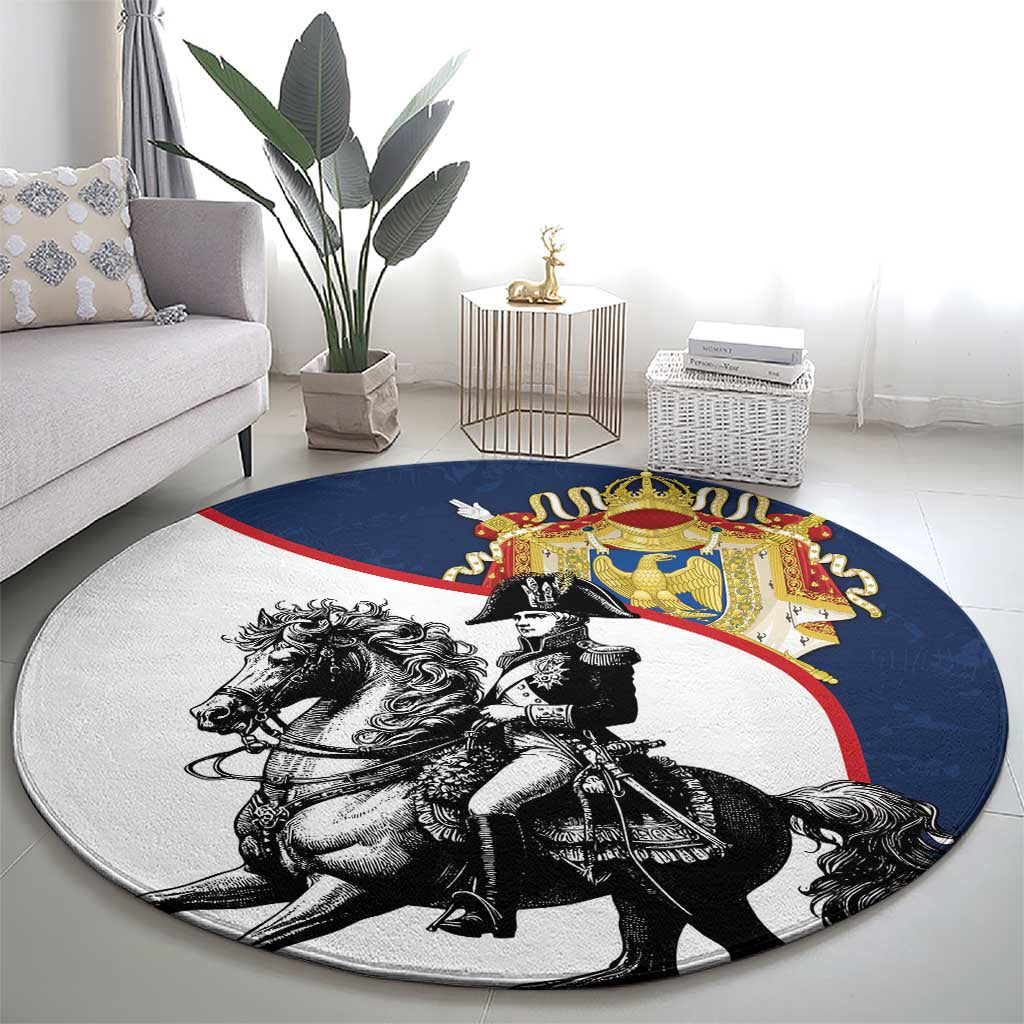 First French Empire 1804 – 1814 Round Carpet Liberte Ordre Public