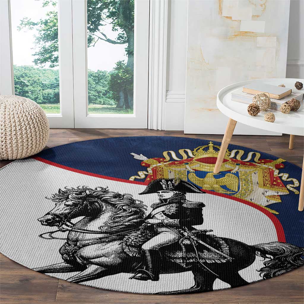 First French Empire 1804 – 1814 Round Carpet Liberte Ordre Public