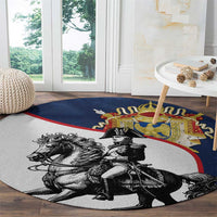 First French Empire 1804 – 1814 Round Carpet Liberte Ordre Public