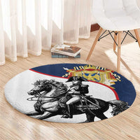 First French Empire 1804 – 1814 Round Carpet Liberte Ordre Public
