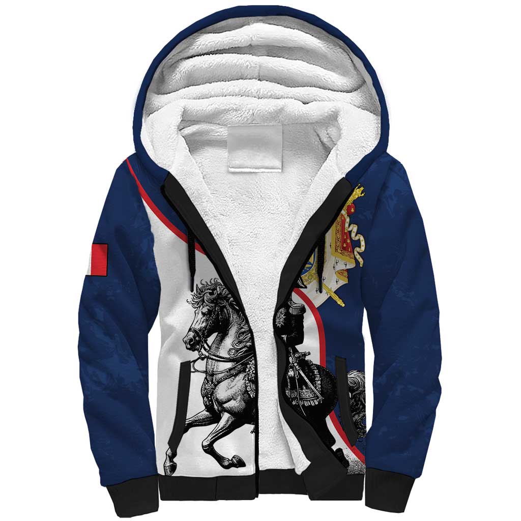 First French Empire 1804 – 1814 Sherpa Hoodie Liberte Ordre Public
