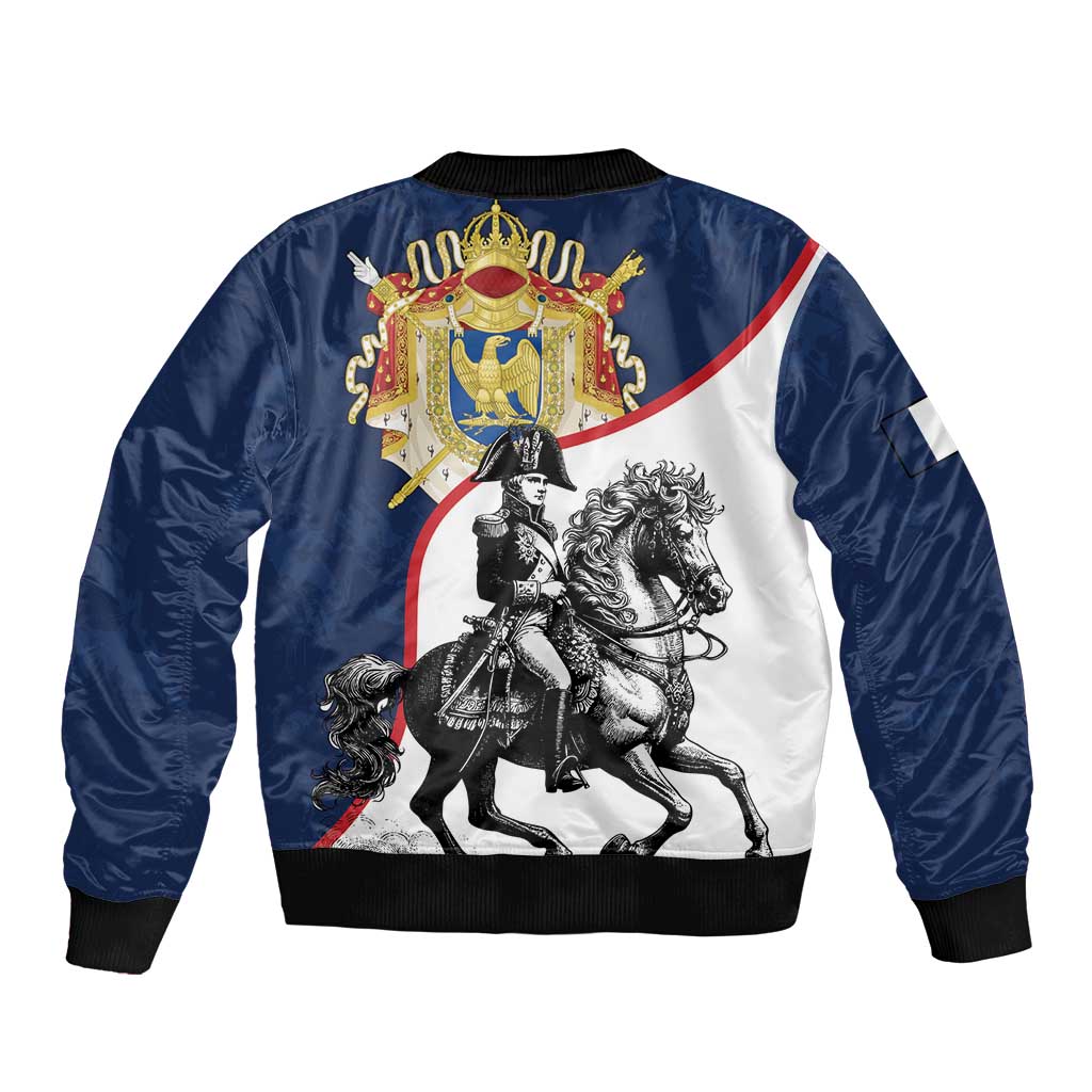 First French Empire 1804 – 1814 Sleeve Zip Bomber Jacket Liberte Ordre Public