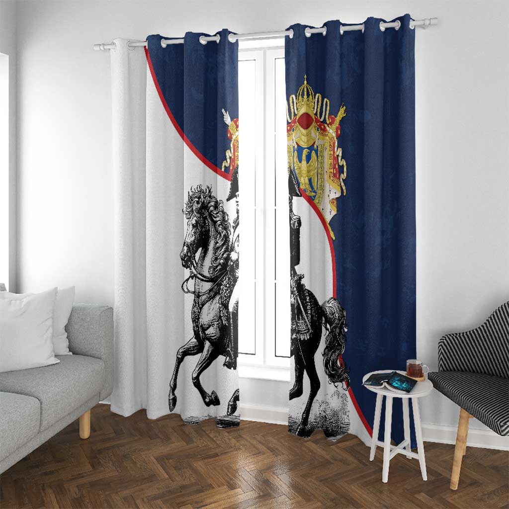 First French Empire 1804 – 1814 Window Curtain Liberte Ordre Public