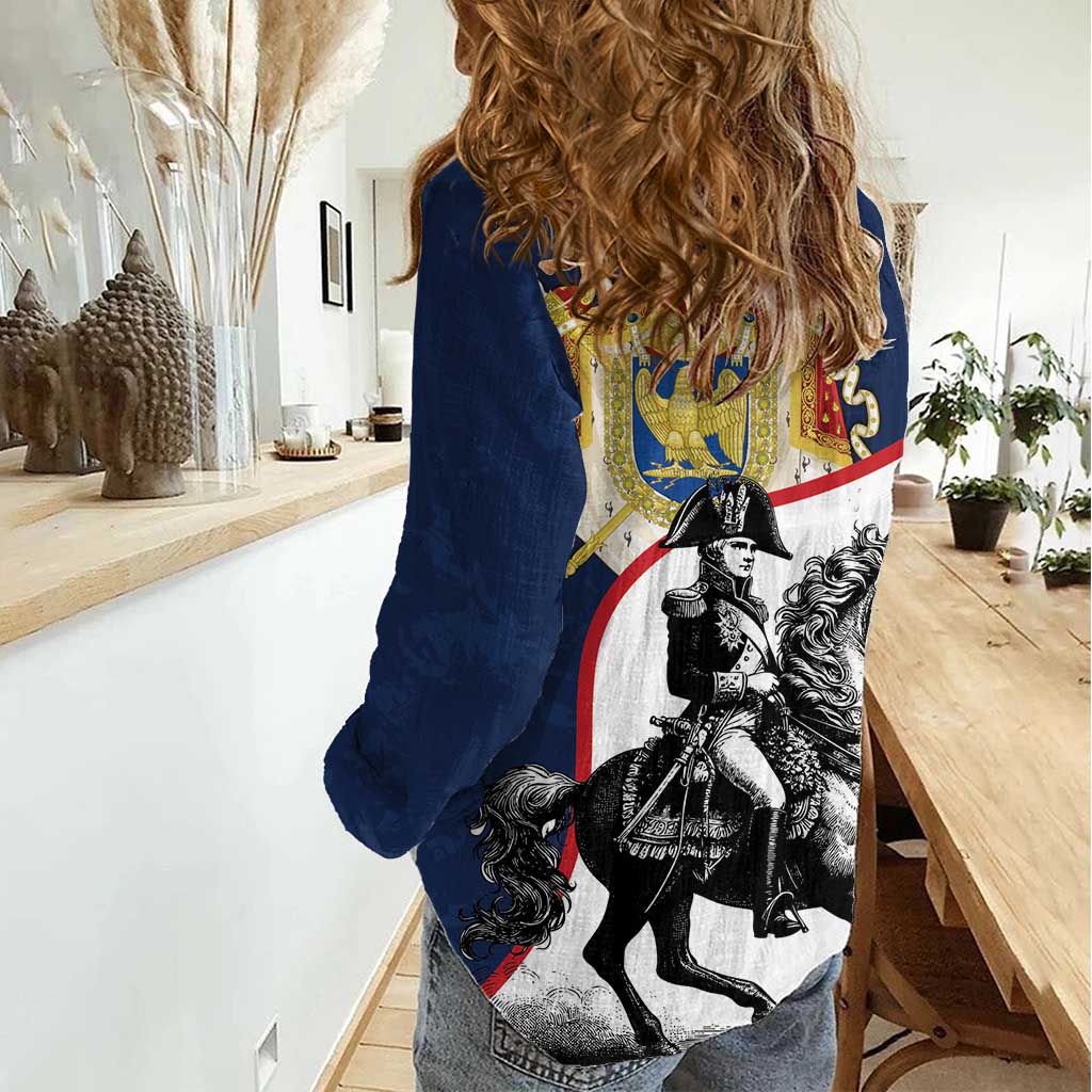 First French Empire 1804 – 1814 Women Casual Shirt Liberte Ordre Public