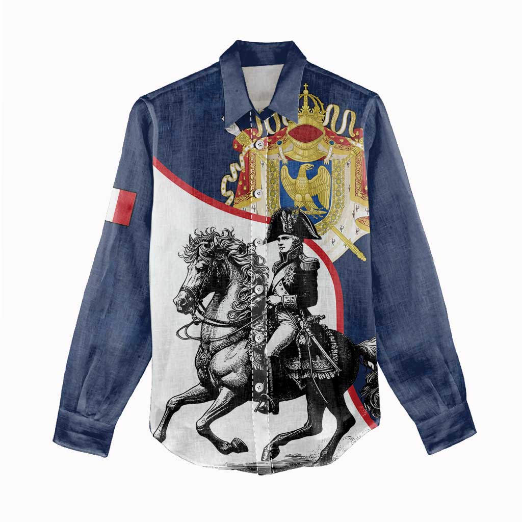 First French Empire 1804 – 1814 Women Casual Shirt Liberte Ordre Public