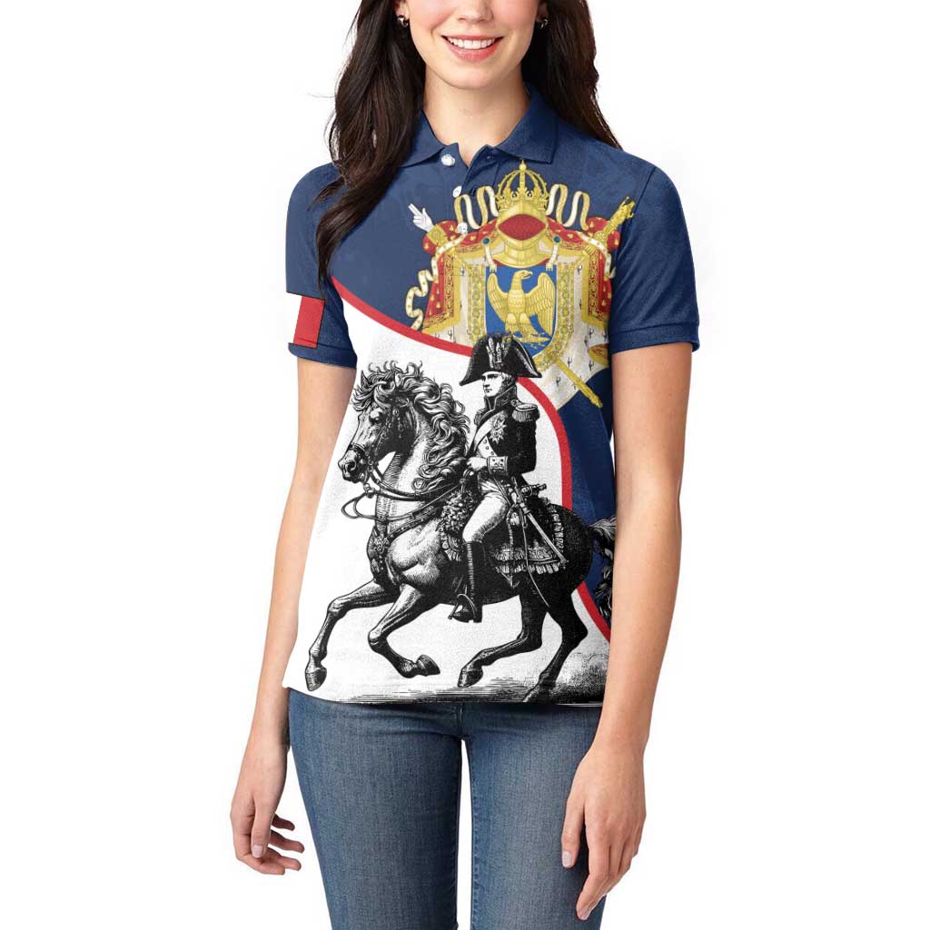 First French Empire 1804 – 1814 Women Polo Shirt Liberte Ordre Public