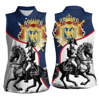 First French Empire 1804 – 1814 Women Sleeveless Polo Shirt Liberte Ordre Public