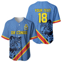 Custom DR Congo Football Baseball Jersey Leopard Pride Heritage Edition