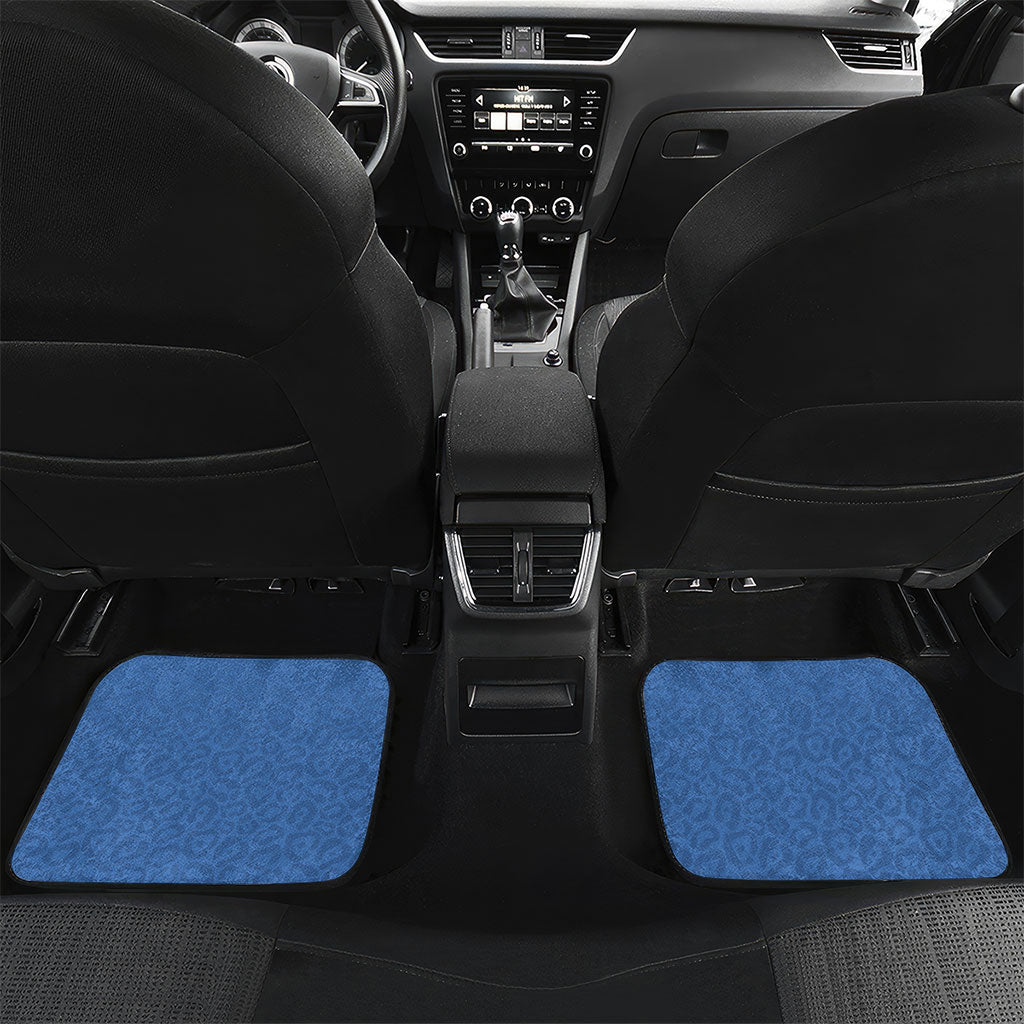 Custom DR Congo Football Car Mats Leopard Pride Heritage Edition