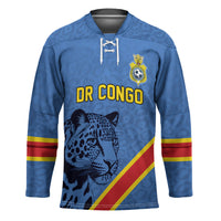 Custom DR Congo Football Hockey Jersey Leopard Pride Heritage Edition