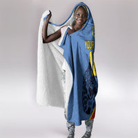 Custom DR Congo Football Hooded Blanket Leopard Pride Heritage Edition
