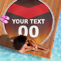 Custom Germany Football Beach Blanket Special Flag Style - Wonder Print Shop