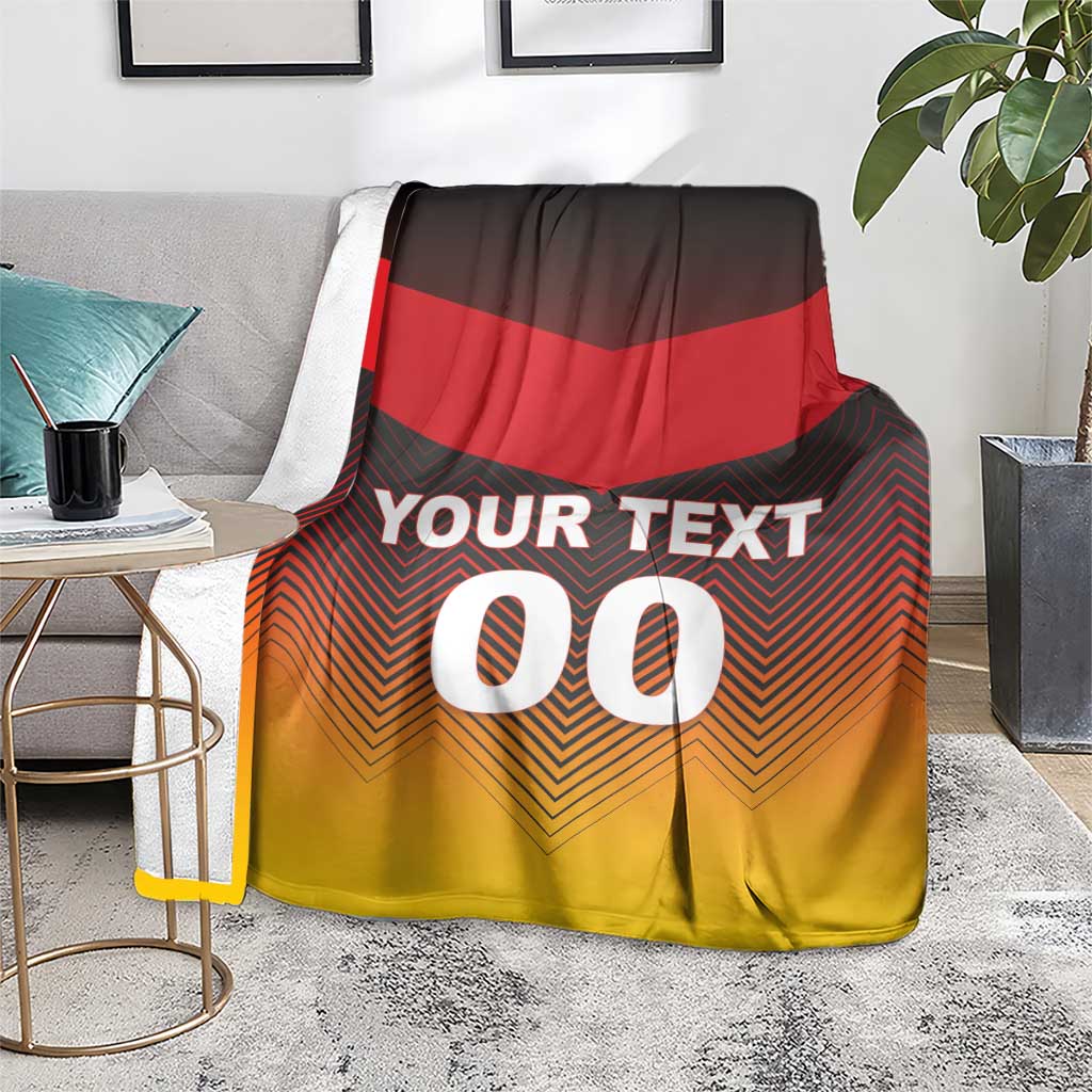 Custom Germany Football Blanket Special Flag Style