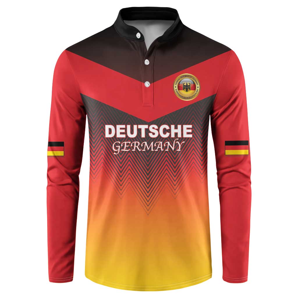 Custom Germany Football Button Sweatshirt Special Flag Style - Wonder Print Shop