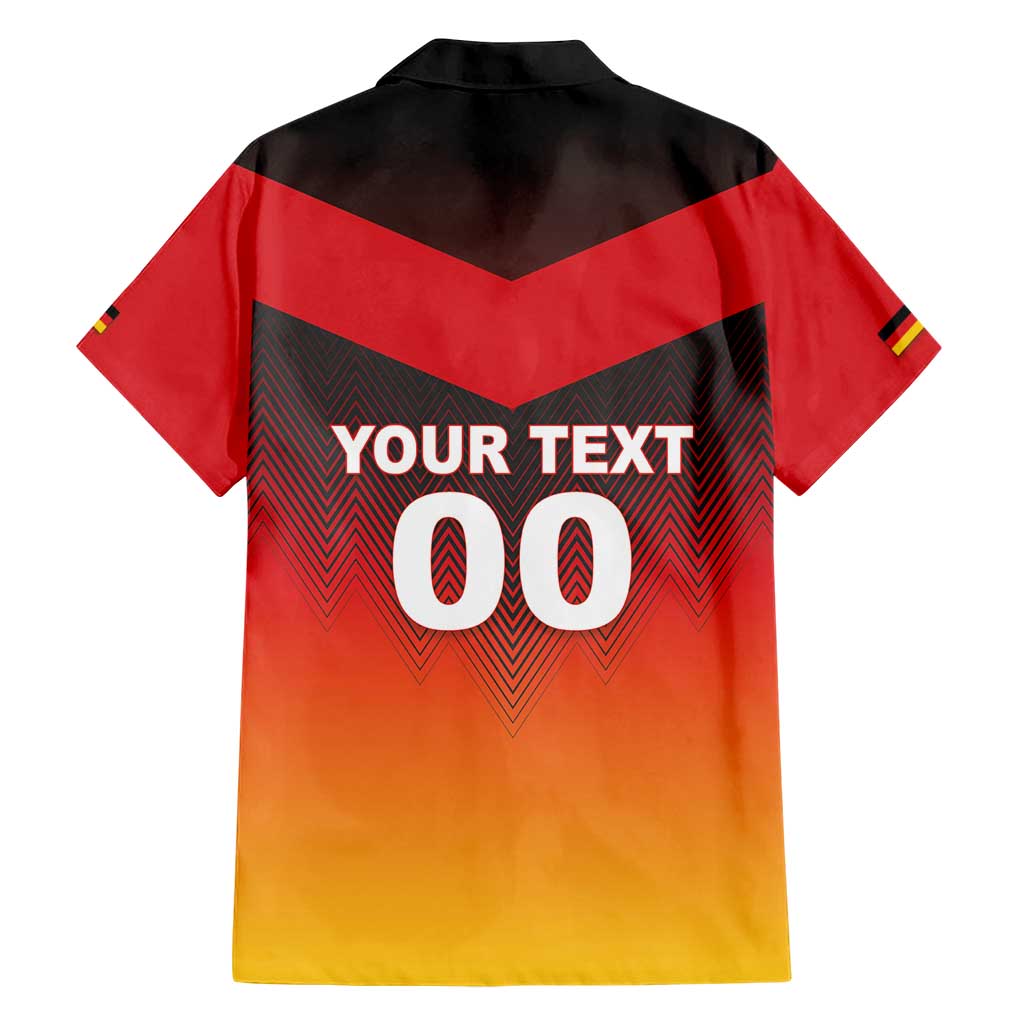 Custom Germany Football Family Matching Short Sleeve Bodycon Dress and Hawaiian Shirt Special Flag Style - Wonder Print Shop