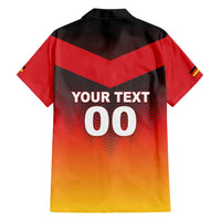 Custom Germany Football Family Matching Short Sleeve Bodycon Dress and Hawaiian Shirt Special Flag Style - Wonder Print Shop