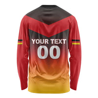 Custom Germany Football Long Sleeve Shirt Special Flag Style - Wonder Print Shop
