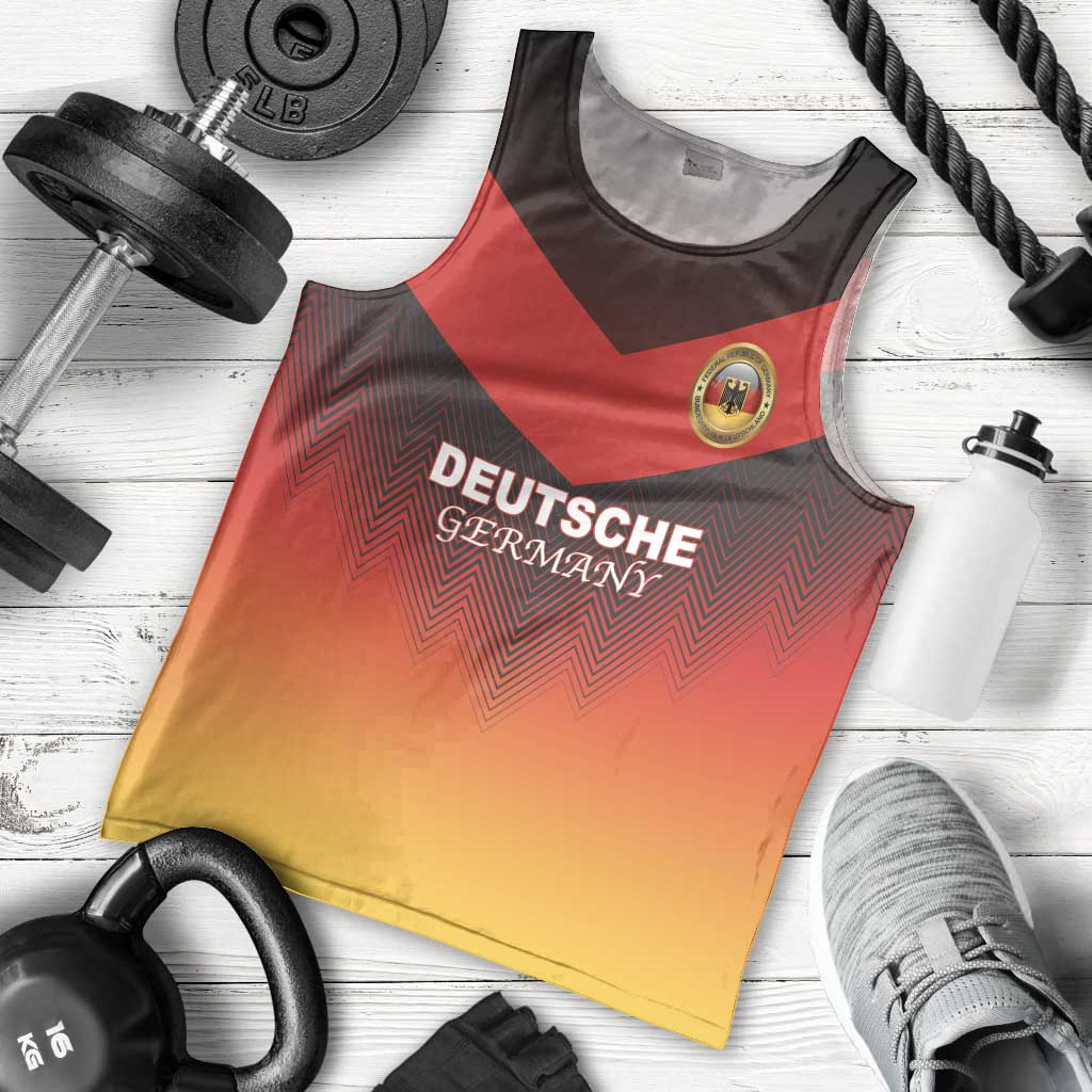 Custom Germany Football Men Tank Top Special Flag Style - Wonder Print Shop