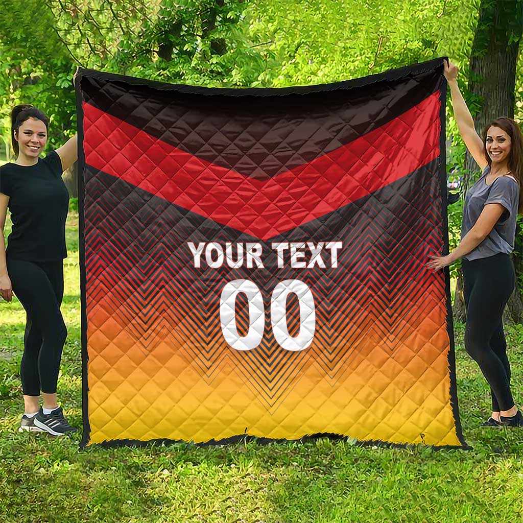 Custom Germany Football Quilt Special Flag Style - Wonder Print Shop